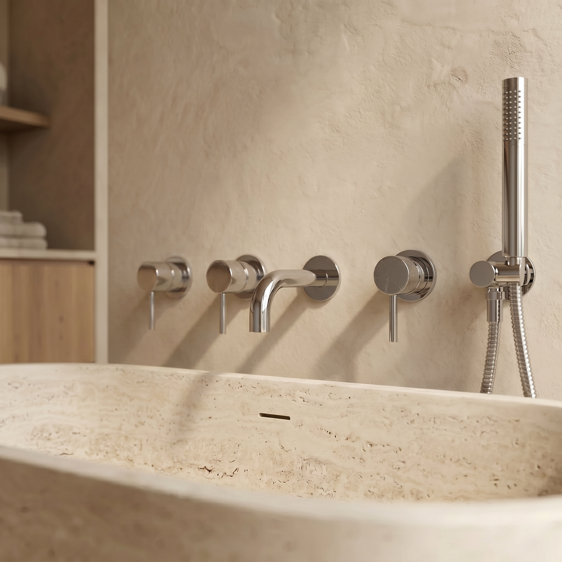 Mitigeur Bain Douche Chrome
