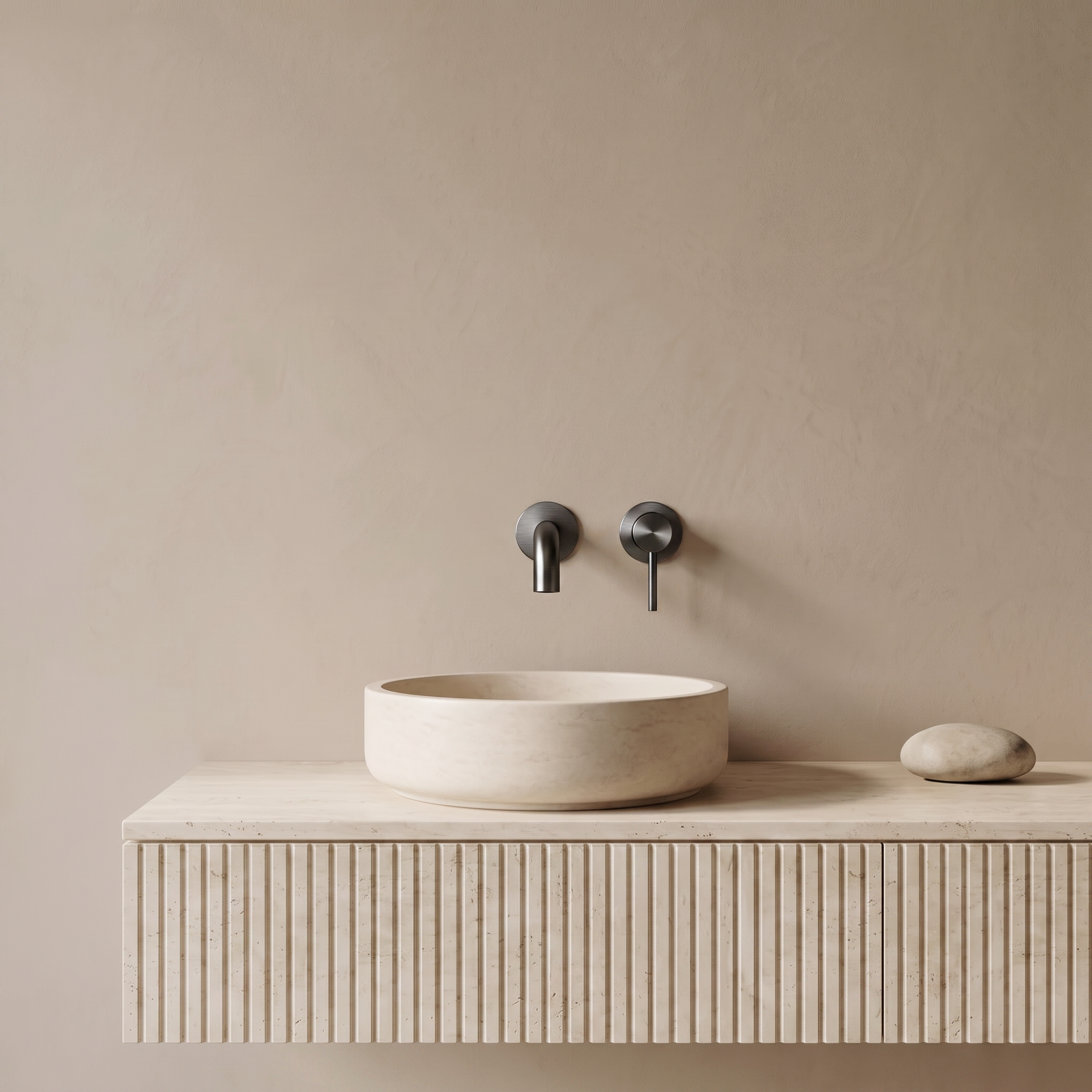 Mitigeur Mural GunMetal