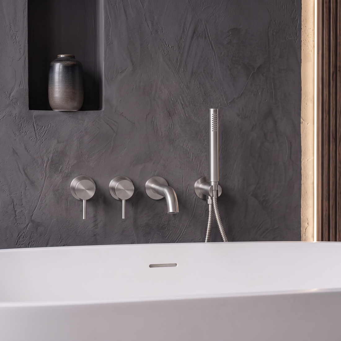 Mitigeur de Baignoire Inox