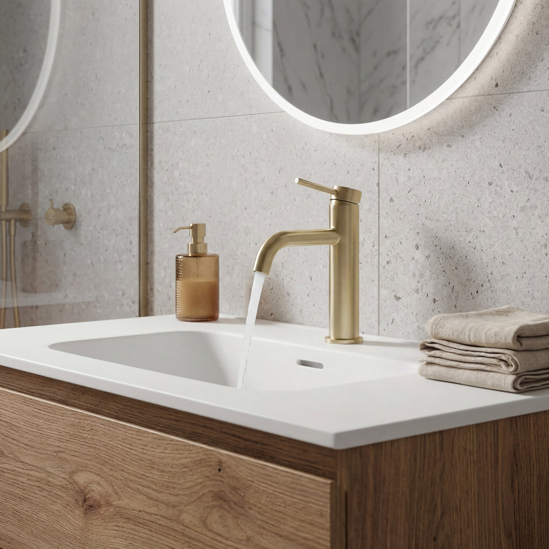 Mitigeur de Vasque Doré