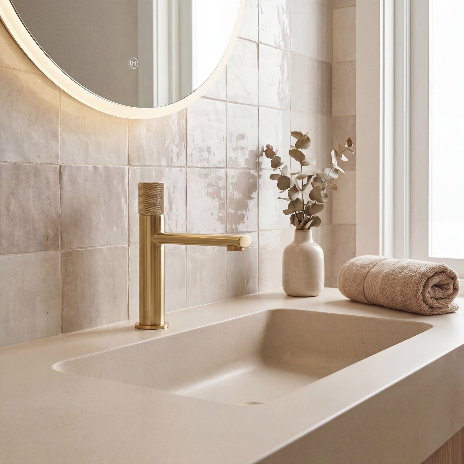 Mitigeur De Vasque Doré