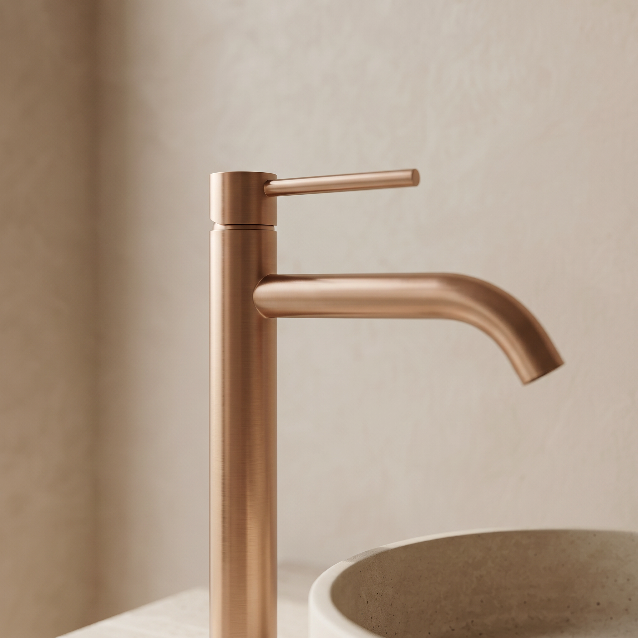 Mitigeur Vasque XL Or Rose Brossé