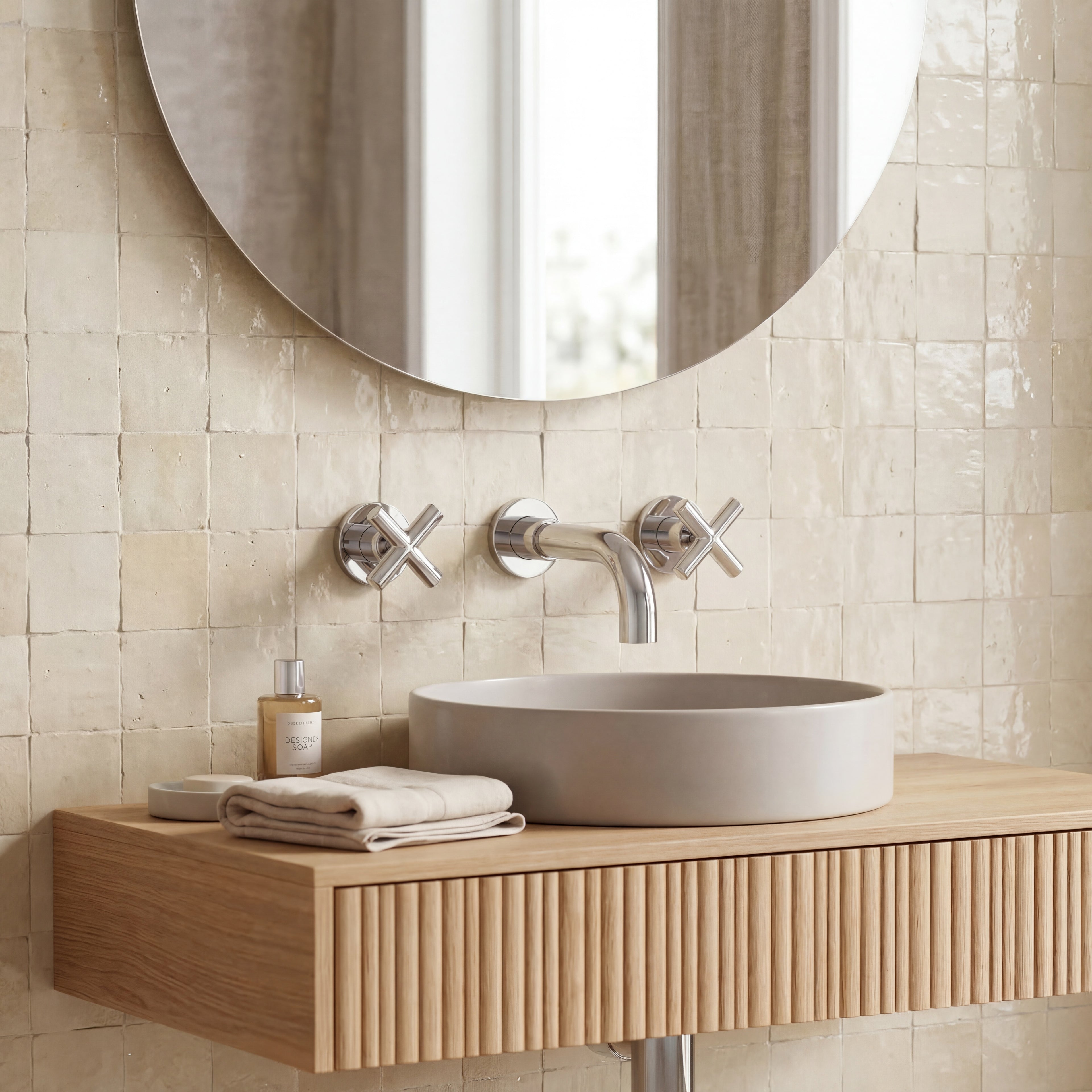 Robinet Mural Chrome