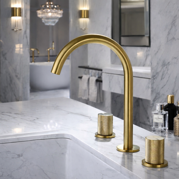 Robinet Salle De Bain Or Brossé