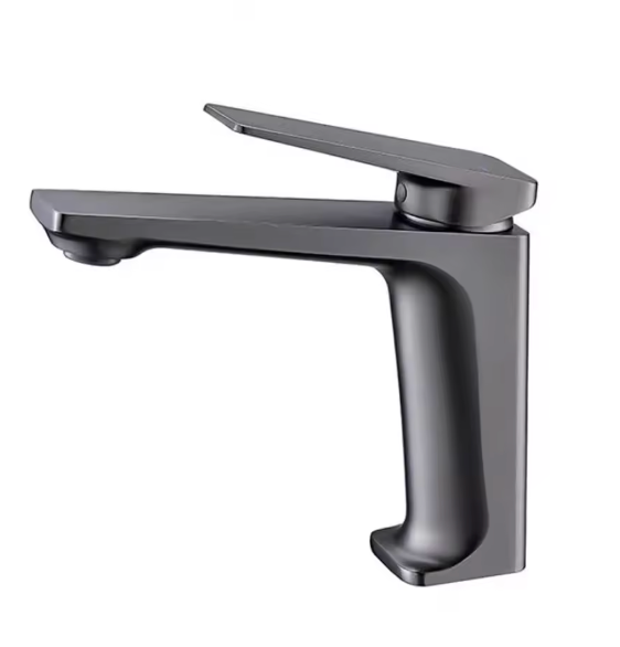 Mitigeur de salle de bain or brossé
