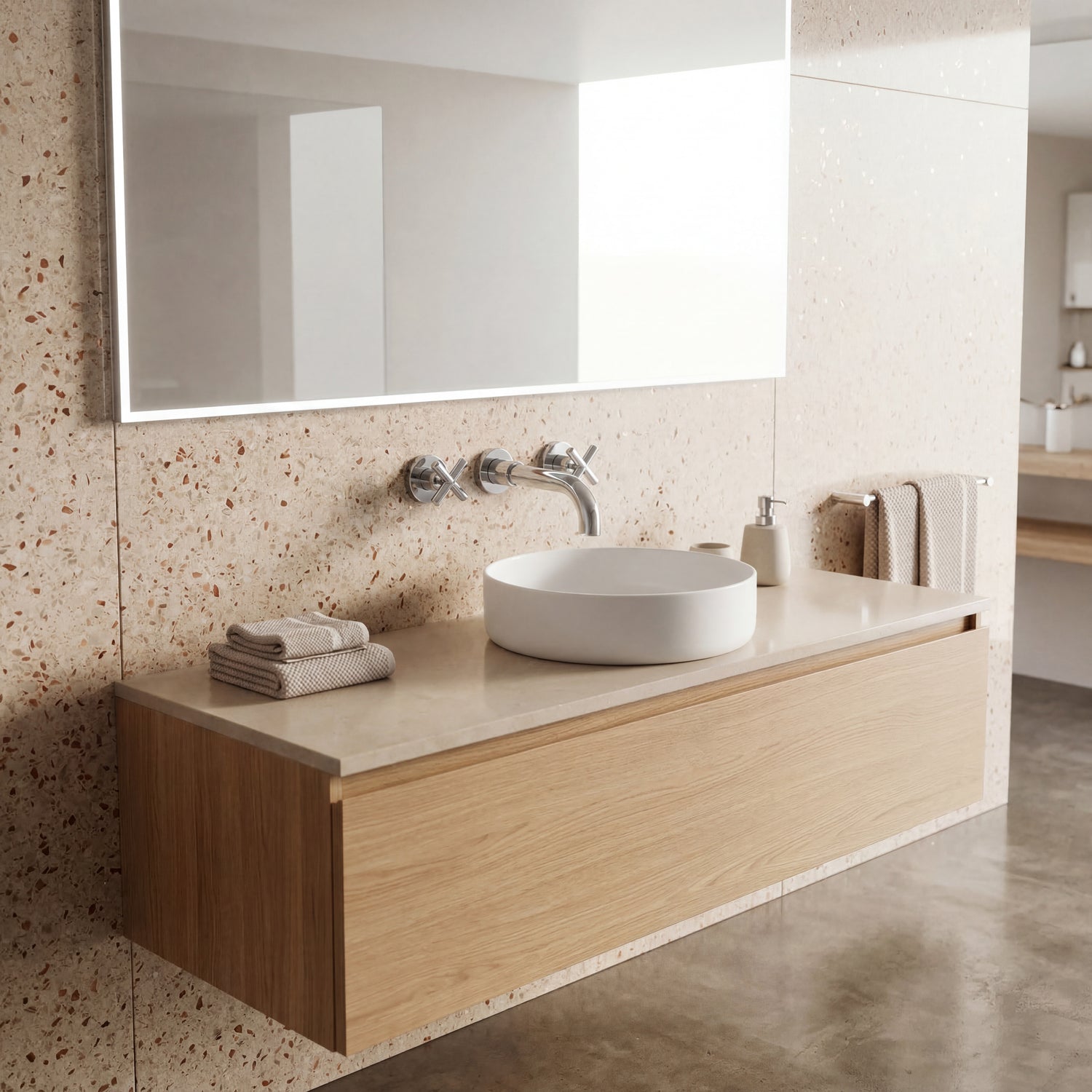 Robinet Encastré Chrome