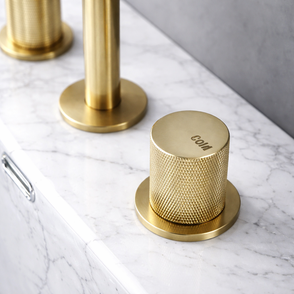 Robinet Doré Brossé