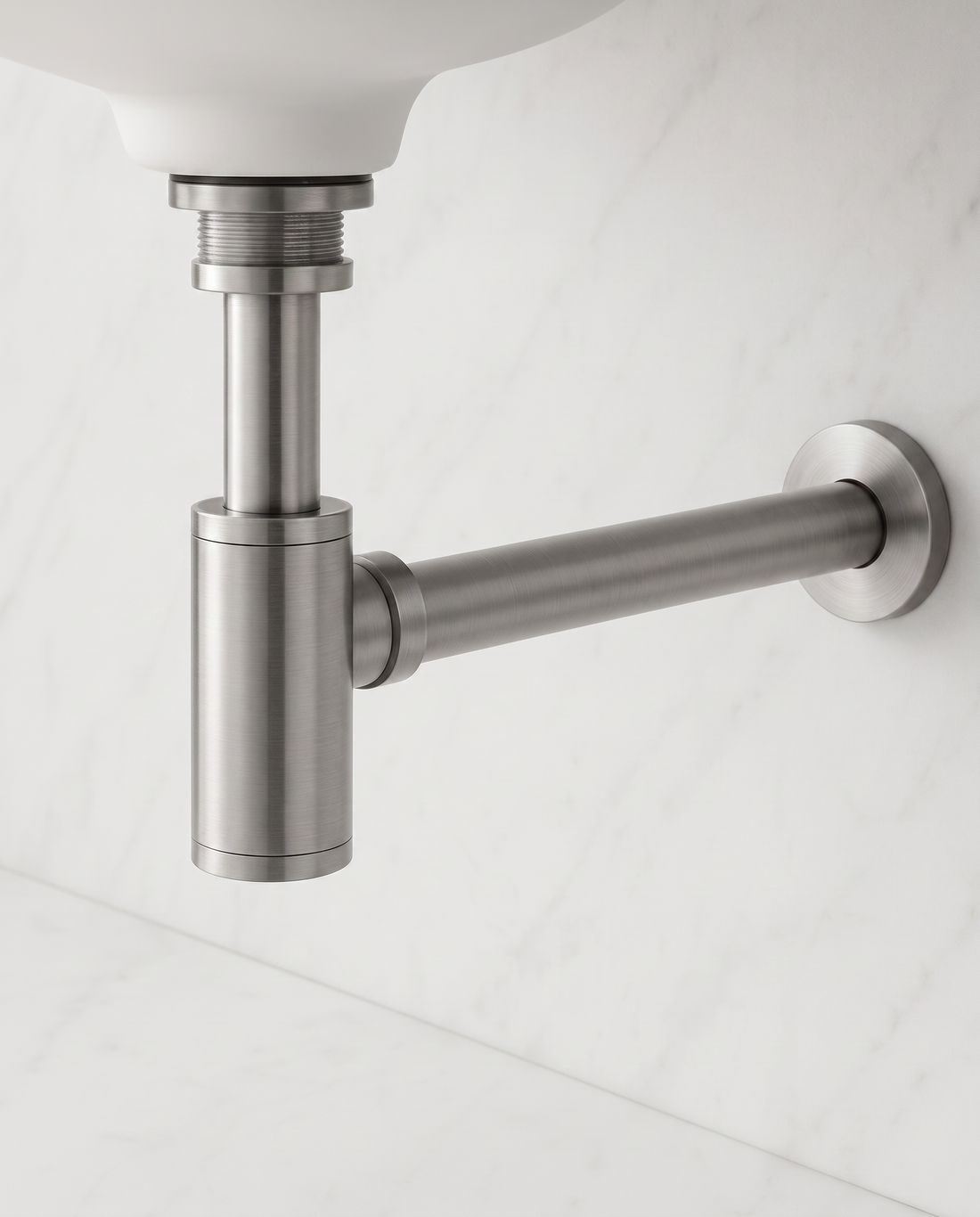 Siphon inox brossé