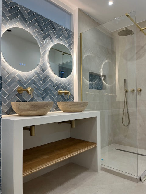 Siphon aus gebürstetem Gold