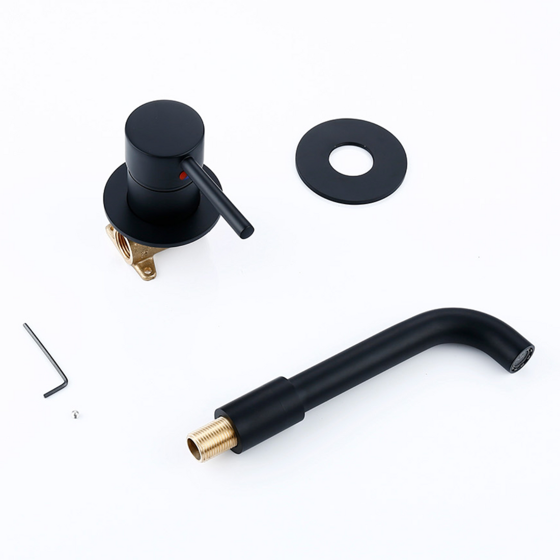 Mitigeur encastré noir mat